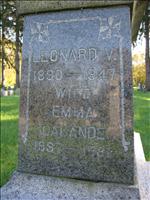 Lalande, Leonard V. and Emma